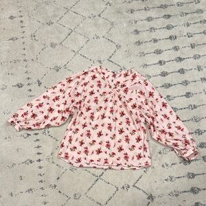 Madewell raglan peasant top in countryside blooms